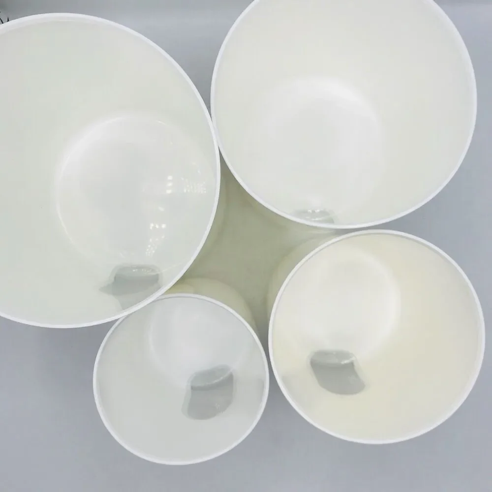 Tupperware One-Touch Reminder 4 Piece Canister Set White W/ Black Lids Tradition